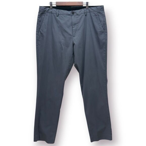 Bonobos Athletic Drawstring Pants Mens 36x32 Gray 3XDry Chino Golf Straight Leg - Picture 1 of 9